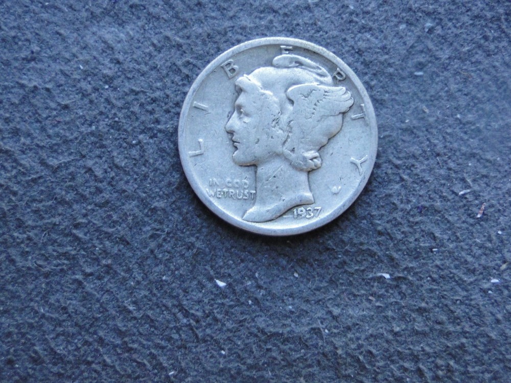 1937 Mercury Dime  26-1283