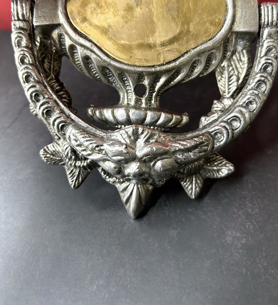Ornate Solid Brass Gargoyle Personalize Door Knocker Made In England