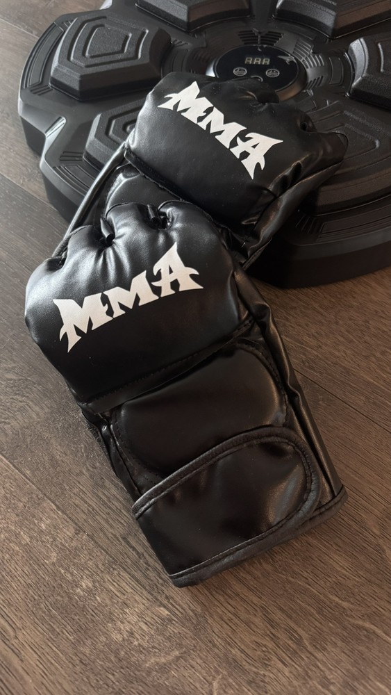 Smart Rotating Boxing Target with MMA Gloves
