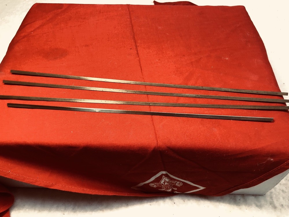 K&S 1/8" Solid Brass Angle 4 Packs 12" & 10” Long #9880