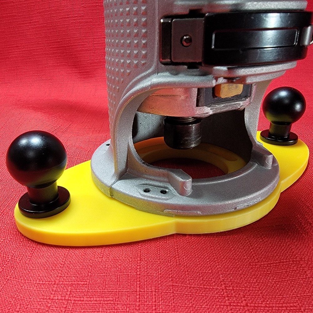 Dewalt Compact Trim Router Precision Base Plate -Woodwork-DWP611PK/ DWP611