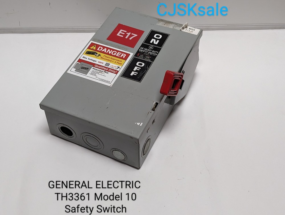 GENERAL ELECTRIC TH3361  Model 10 Safety Switch (USED).