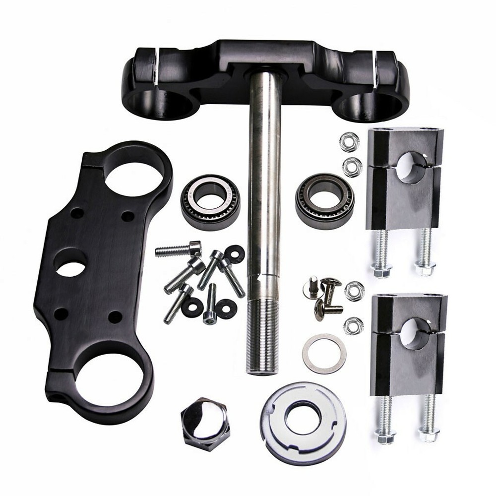 7/8" Triple Tree 22mm Handlebar Riser Clamps For Motorcycle Front Fork SDG