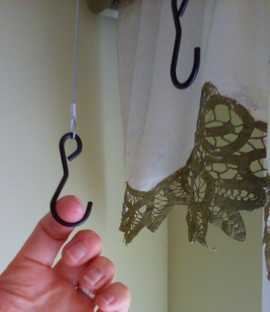 S hooks, mobile style windchime hooks, hanging hooks, crafting S hooks