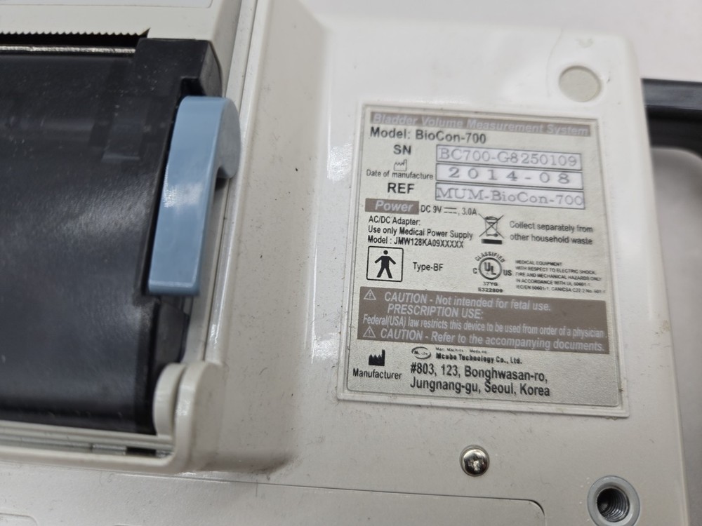 Cube Scan Biocon-700 Bladder Scanner (For Parts )