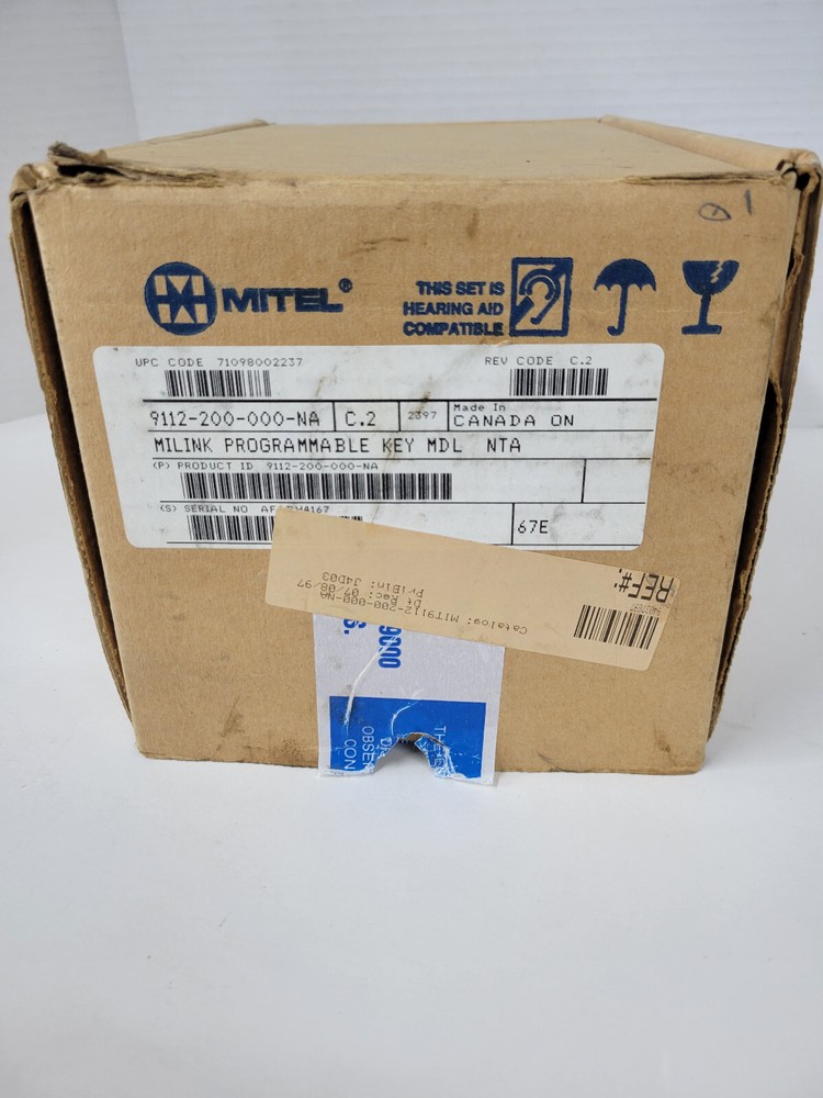 NOS - Mitel MiLink Programmable Key Module (9112-200-000-NA) White