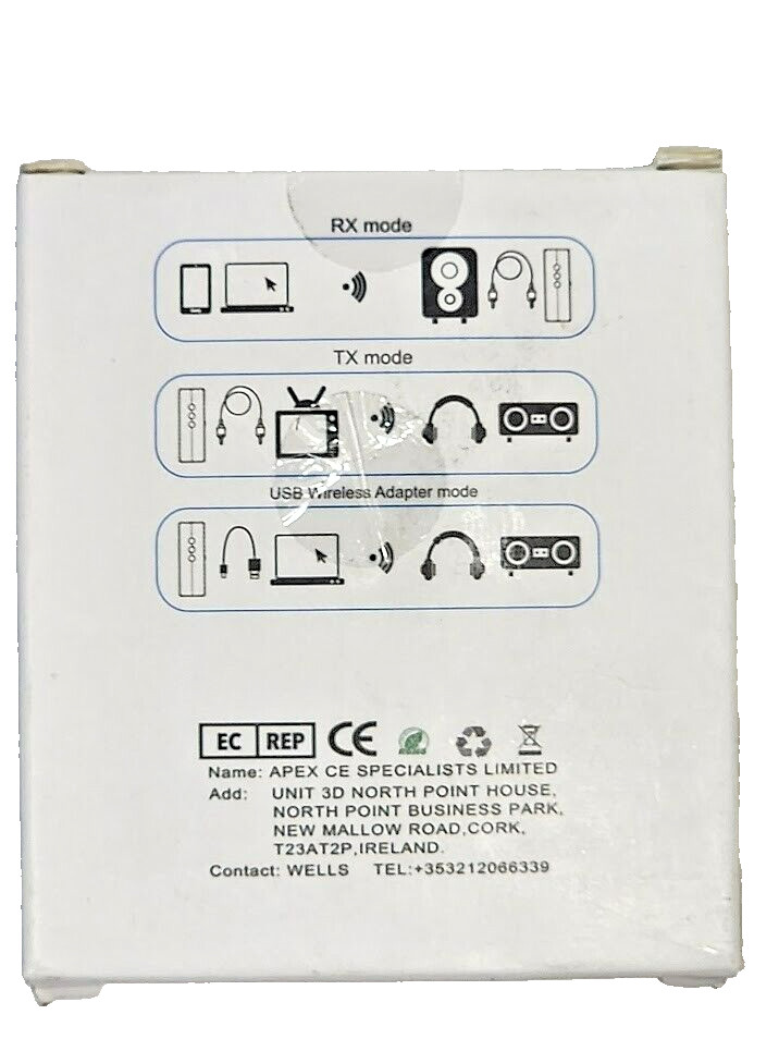 Wireless Audio Transceiver Adapter and Transmitter
