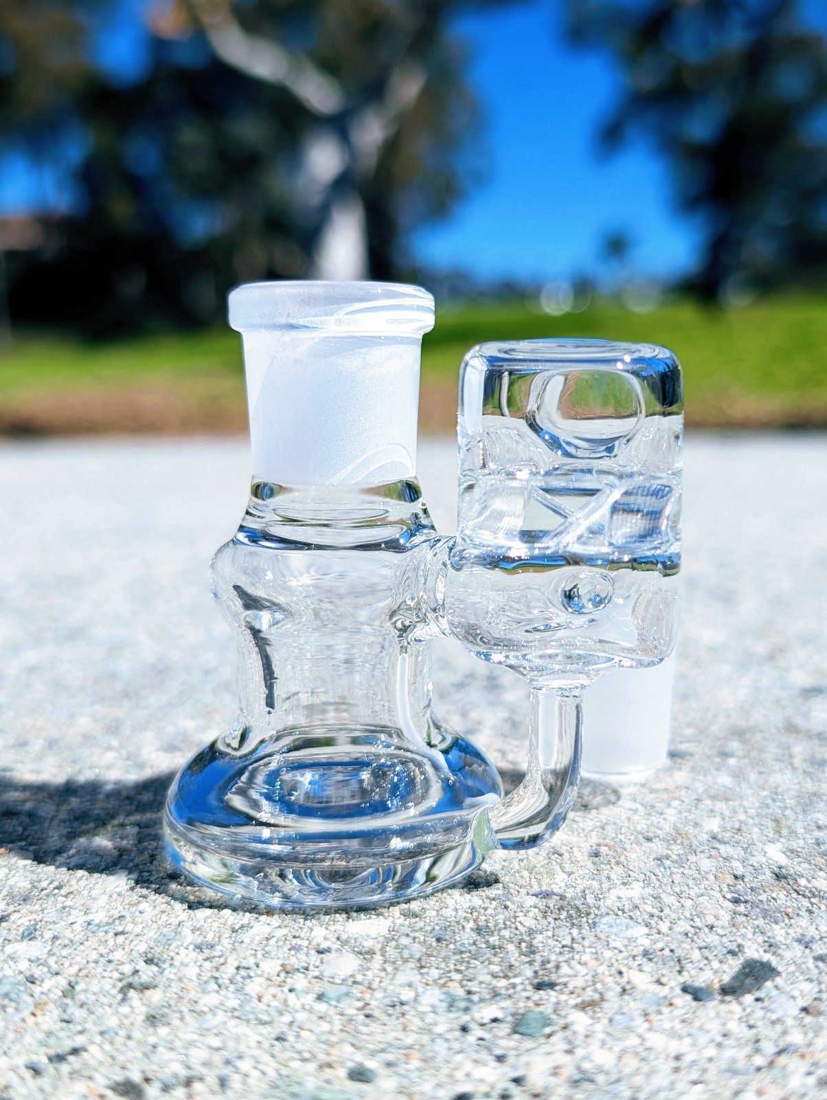 Turbine Perc 18mm 90° Premium Dry Ash Catcher Tobacco Water Pipe Bong Bubbler
