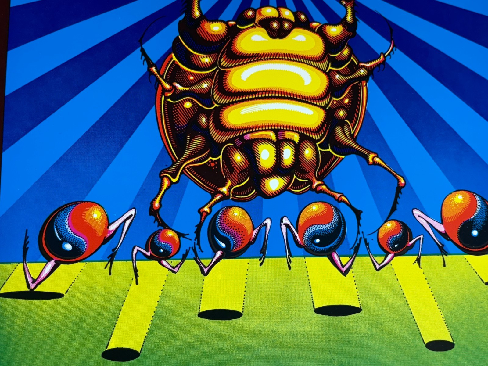 JIMI HENDRIX BUDDY MILES 1968 WINTERLAND CONCERT POSTER BG-140 Griffin Moscoso