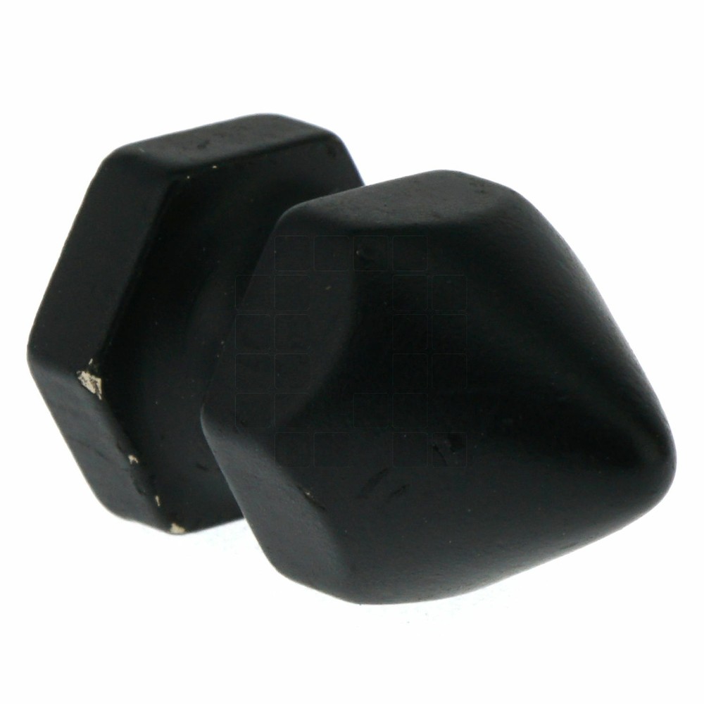 Black Hex Tree Spike 8x14mm, Threaded M3-0.5mm, 5 Pack