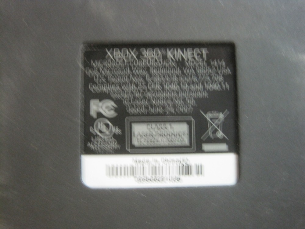 XBOX 360 Kinect Motion Sensor Model 1414 Tested Working