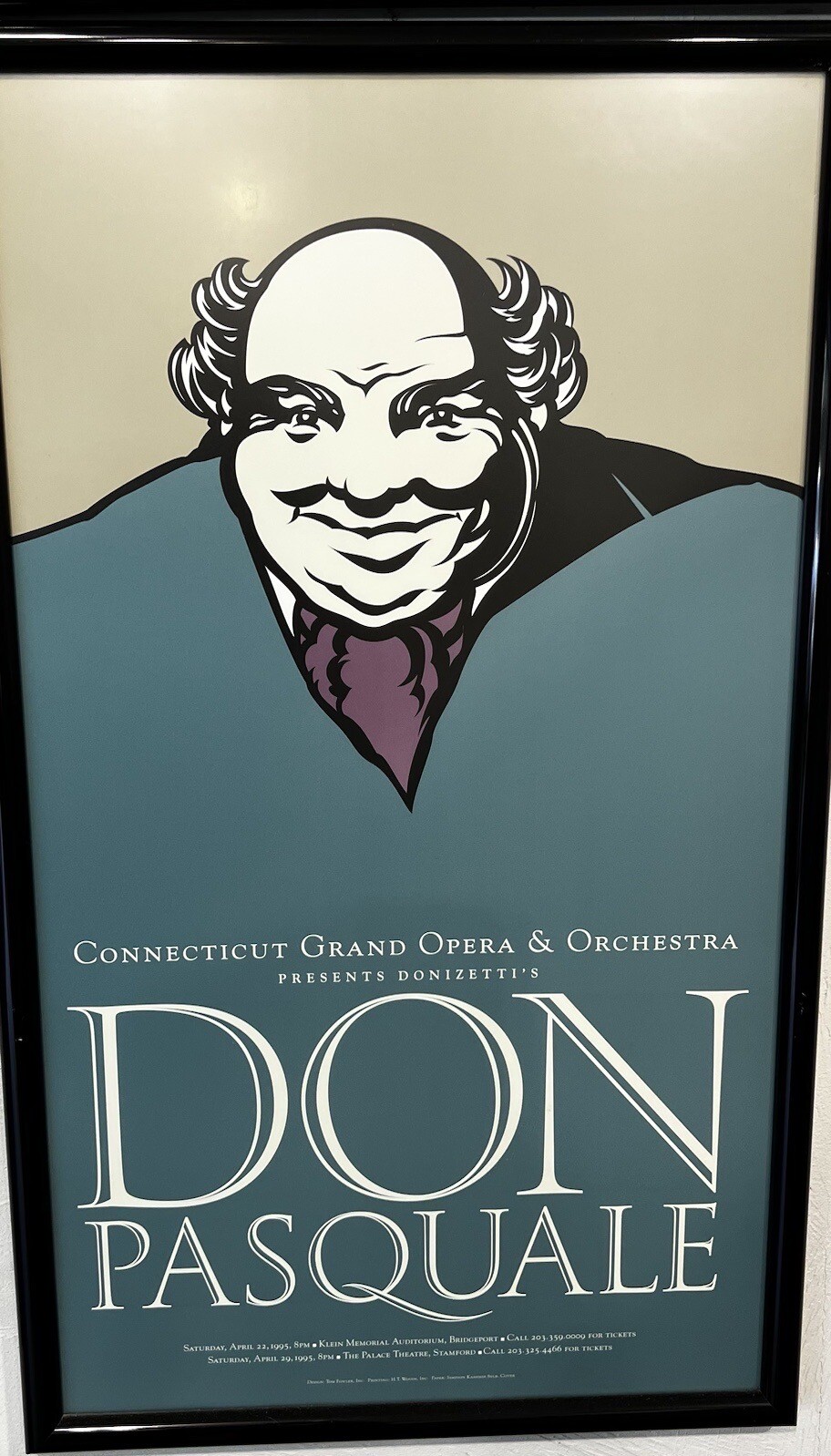 12 Rare Opera House Posters, professionally framed.