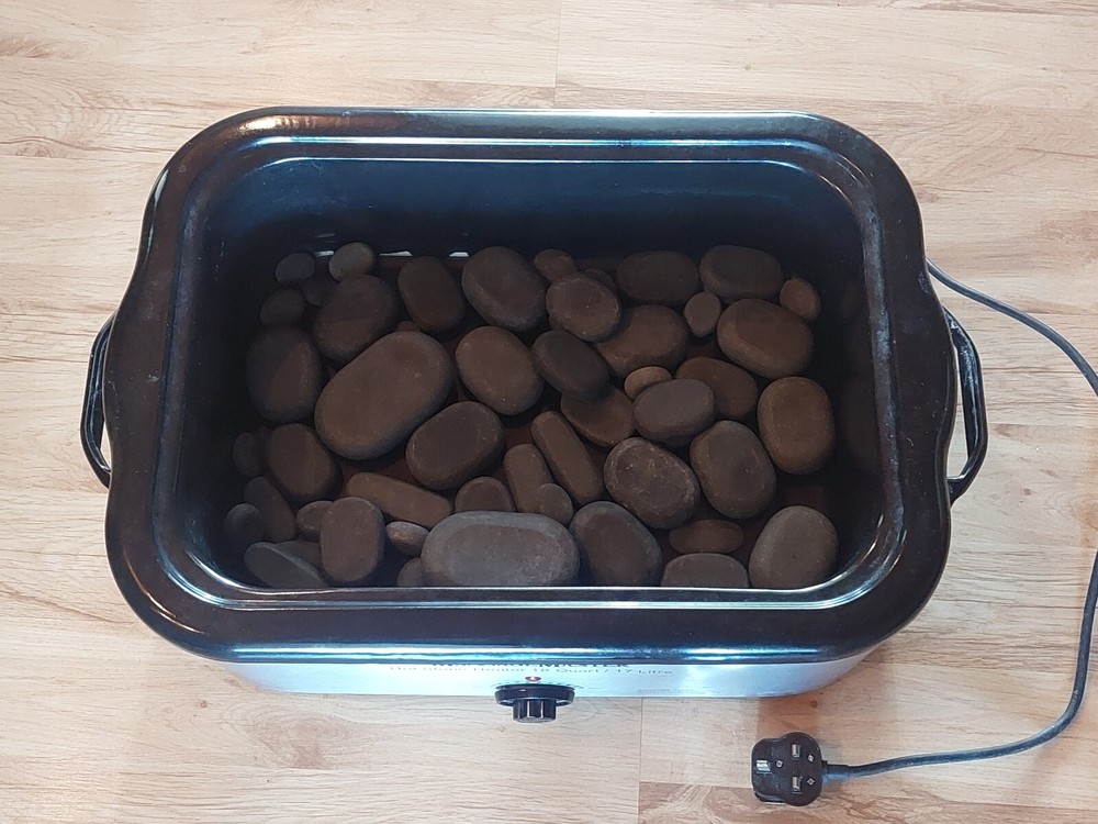 hot stone massage kit (read description)