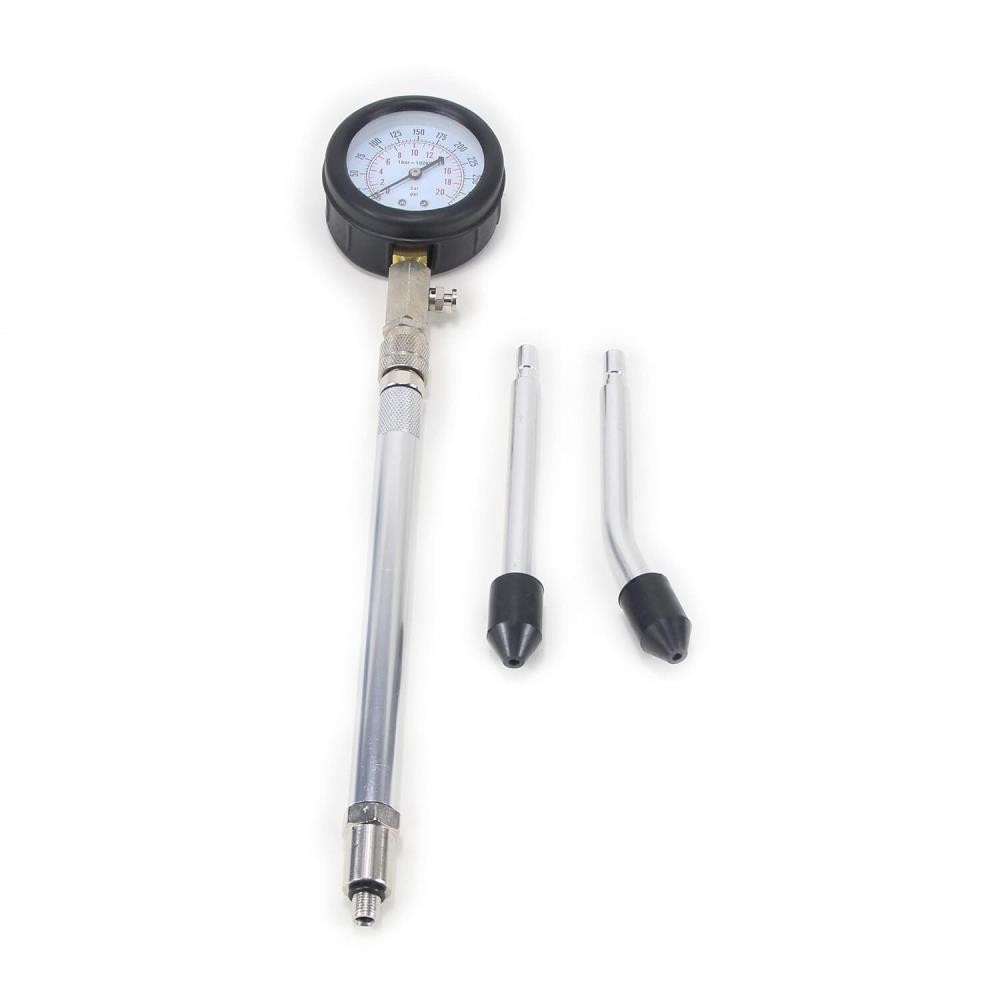 Engine Cylinder Compression Test Gauge Detector Kit Set For Car Motorcycle Tool