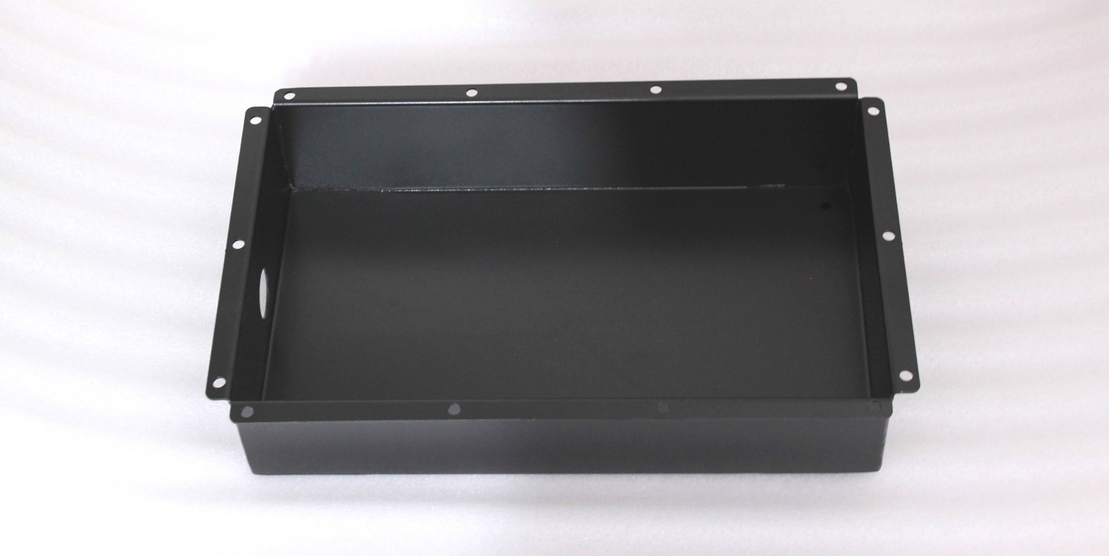 Recessed Trolling Motor Foot Pedal Pan Tray Steel New Black