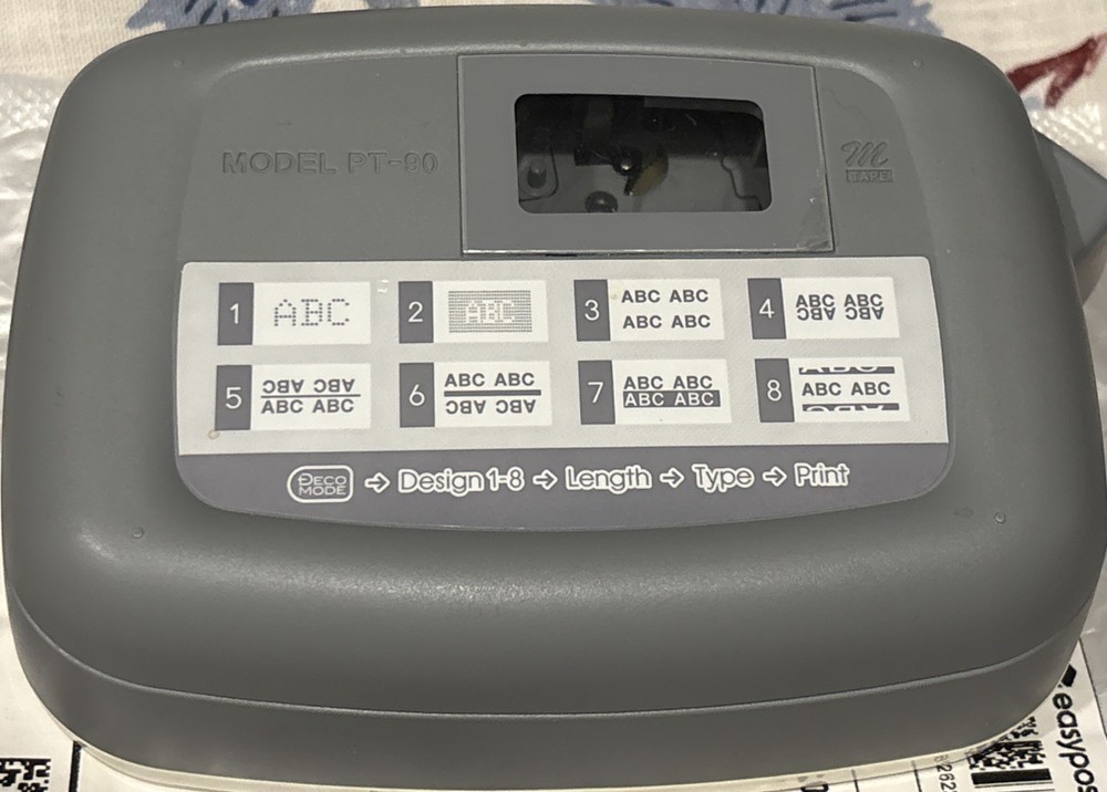 BROTHER P-TOUCH Thermal Label Maker Printer Model PT-90 Not Working
