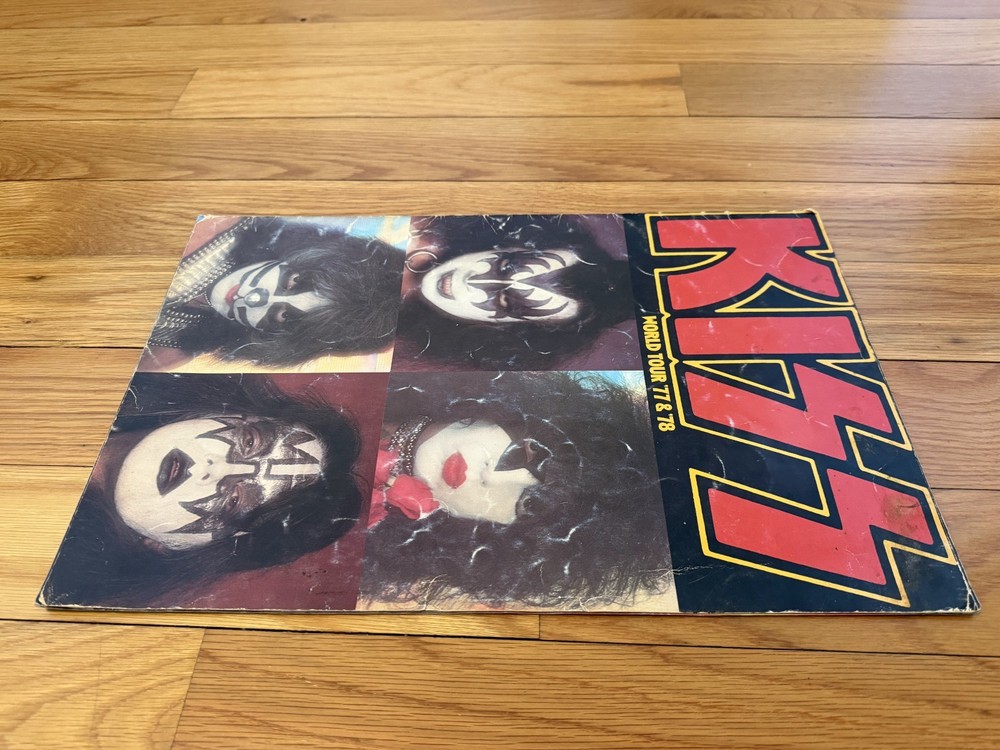 KISS 1977 & 1978 World Tour Concert Program Book