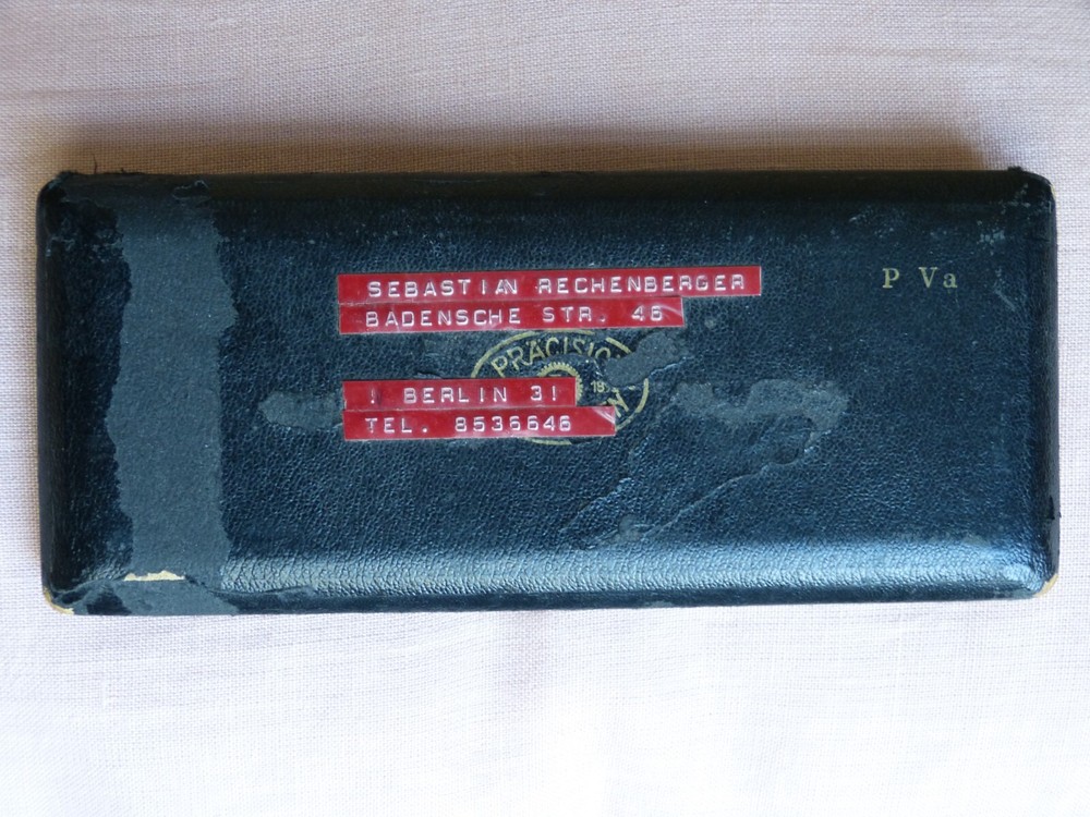 Vintage Precision BODEN Compass Drafting Drawing Case Set MADE IN GERMANY