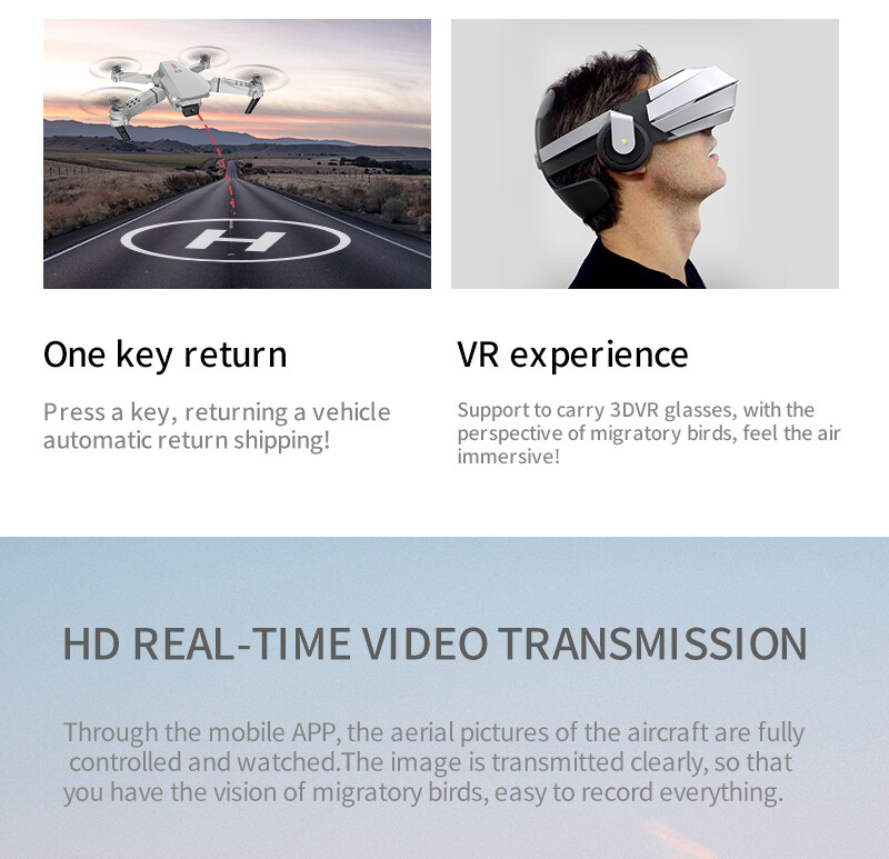 Quad Obstacle Avoidance Drone Black – Dual Battery RC Quadcopter