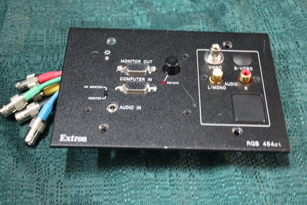 Extron 464xi DIP Switches Architectural Interface with AV Connectivity