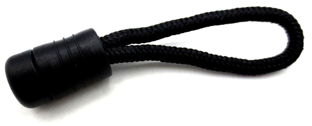 Zipper Pull Helper Zipper Leash Pull Tag Plastic End Cord Tab PREMIUM, 2" Long