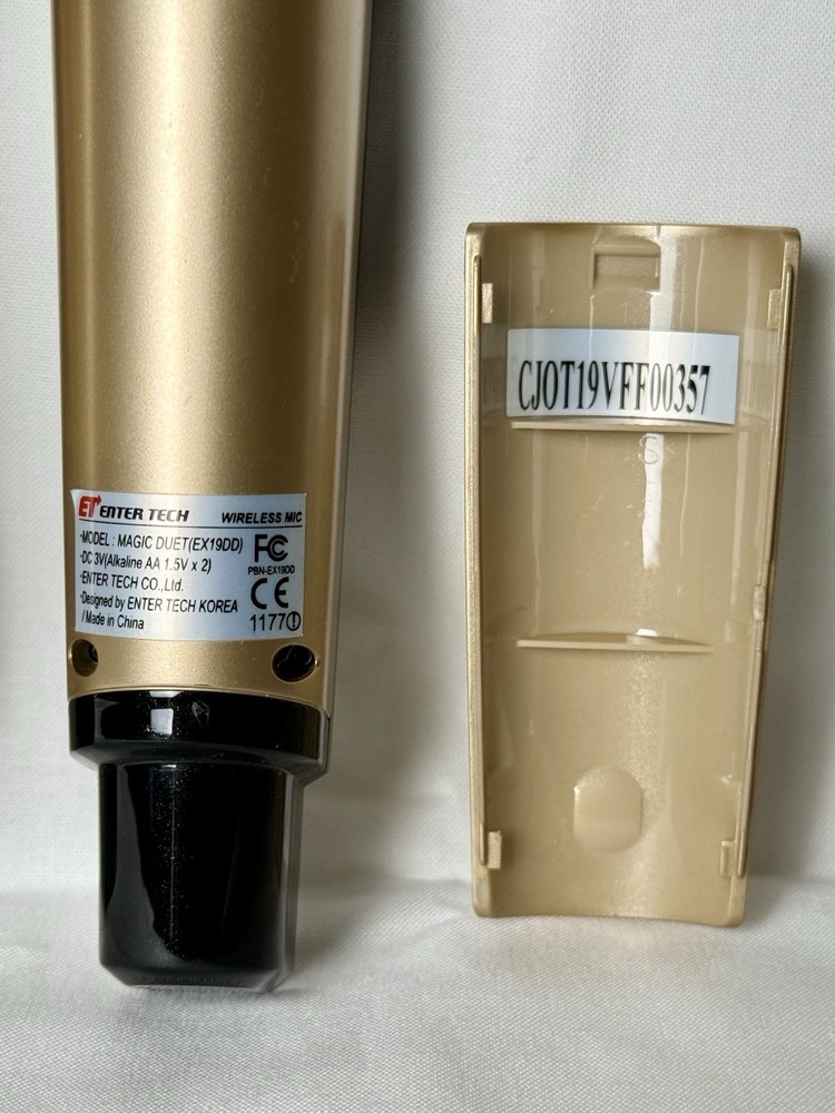 Two Diamond Magic Sing ET19KV Wireless Karaoke Working Replacement Microphones