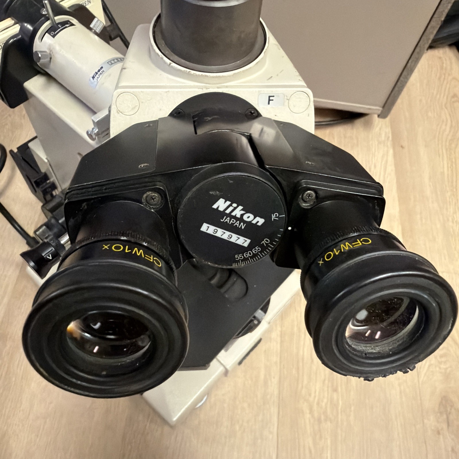 Nikon Optiphot Microscope w/ 2 objective lenses