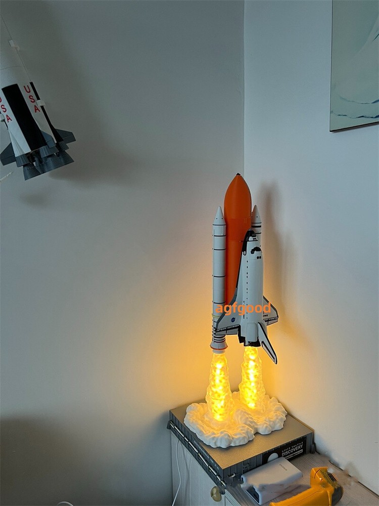 1:144 Scale STS Discovery OV-103 Space Shuttle Model LED Light Finished Painted