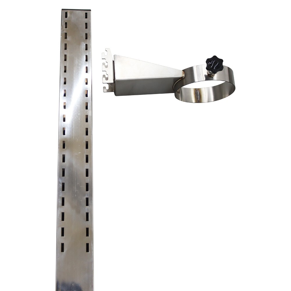 Stainless 4cm Feeding Hopper with Support Stand Lifting platform Height Adjust