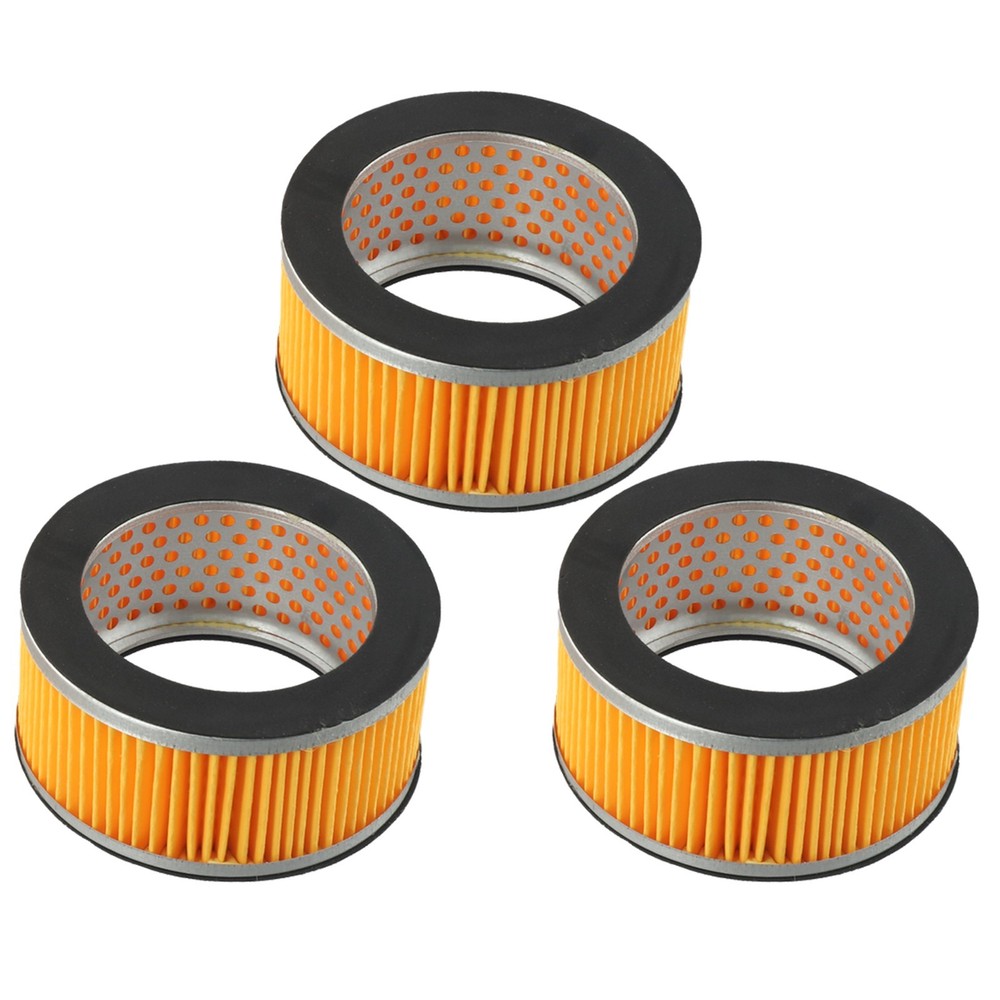 Yellow Cylinder Shape Air Compressor Element Filters Assembly Set Replacement