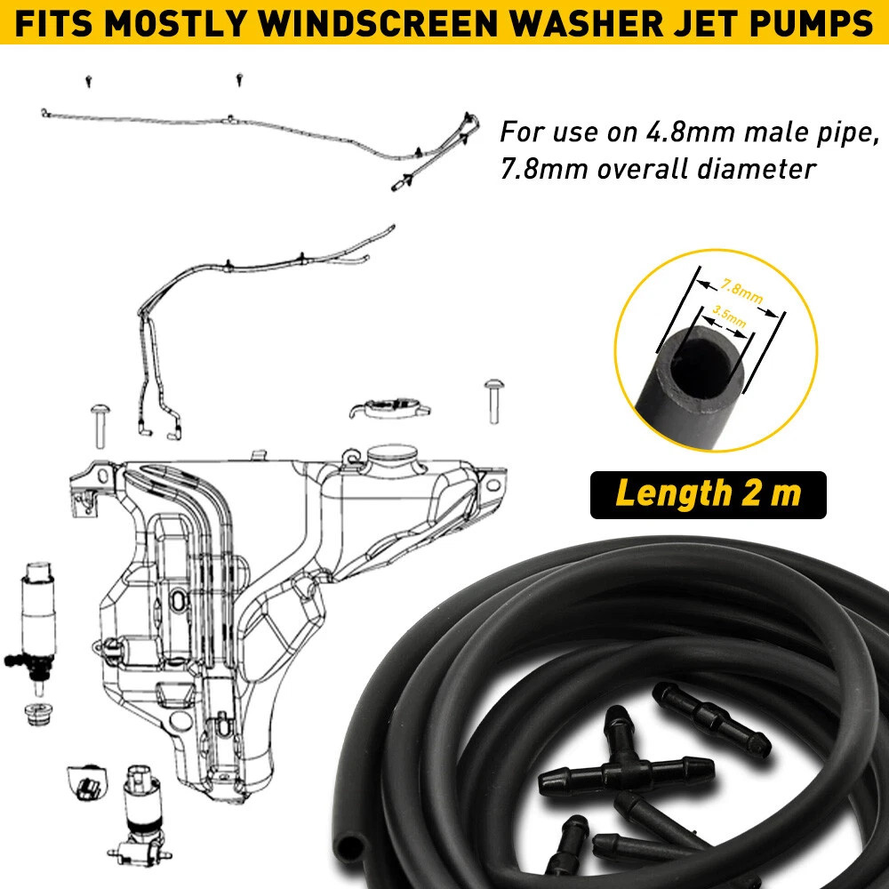 For Jeep Grand Cherokee 2011-2017 Windshield Wiper Water Washer Spray Nozzle Jet
