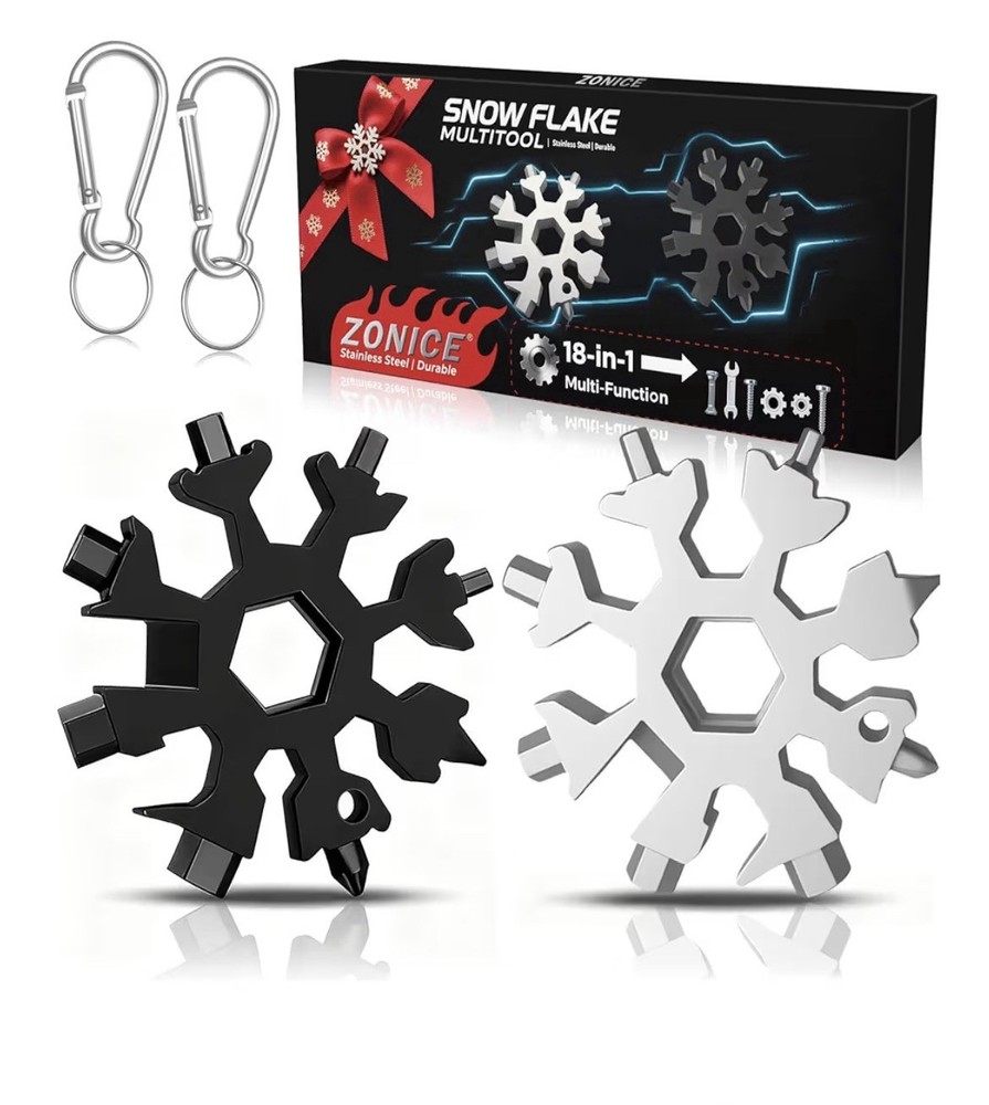 18-in-1 Snowflake Multi Tool 2 Pack