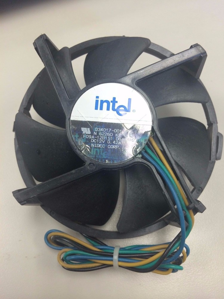 intel D34017-001 12V .42a cooling fan