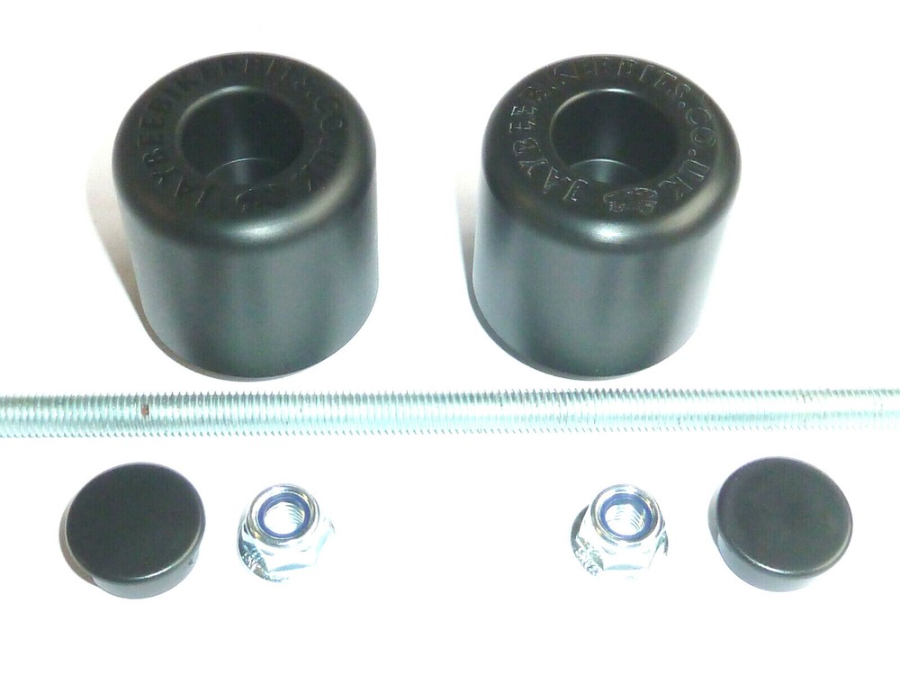 BMW K1200S FRONT WHEEL CRASH BOBBINS BUNGS PADS SAVERS PUCKS KNOBS PROTECTOR
