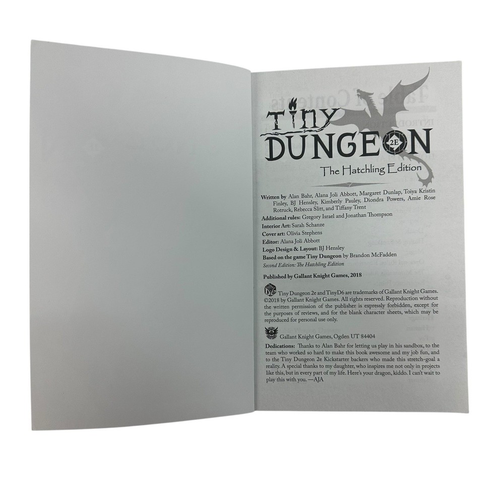 Tiny Dungeon - The Hatchling Edition