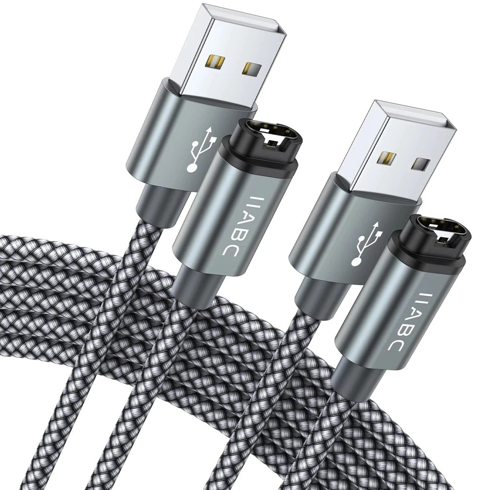 Compatible for Garmin Watch Charger Cable (2 Pack)