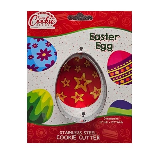 Cookie Cutter – Sharp & Safe Stainless Steel Cooking Utensils – Easter Egg