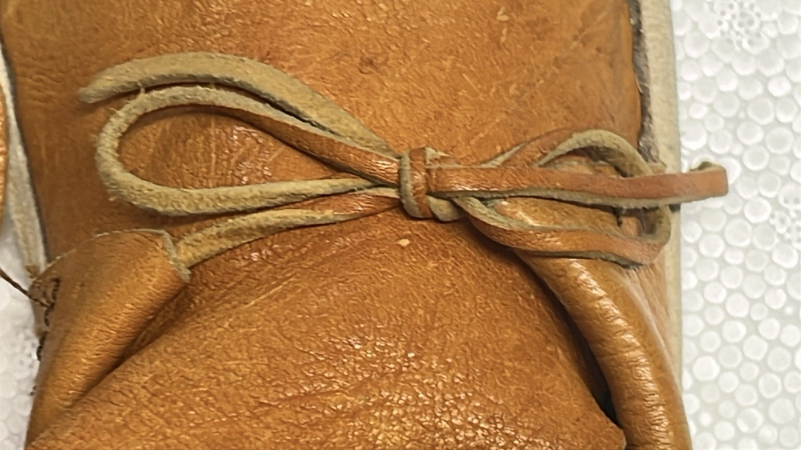 Original Kaibab Mocassins Traditional Navajo Leather Lace No Size 9.5” Length