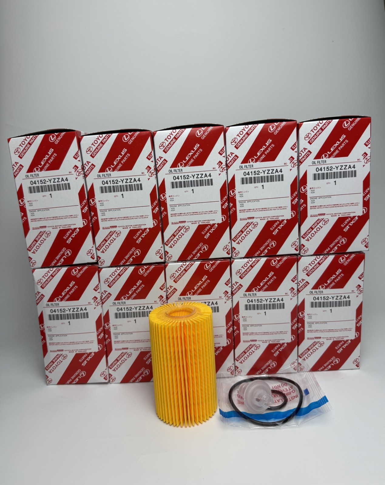 Genuine Toyota Lexus Oil Filter 04152-YZZA4 10 Pack OEM – Fast Delivery