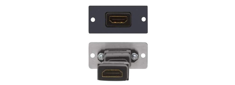 Kramer Electronics W-H HDMI Wall Plate Insert, Single Slot