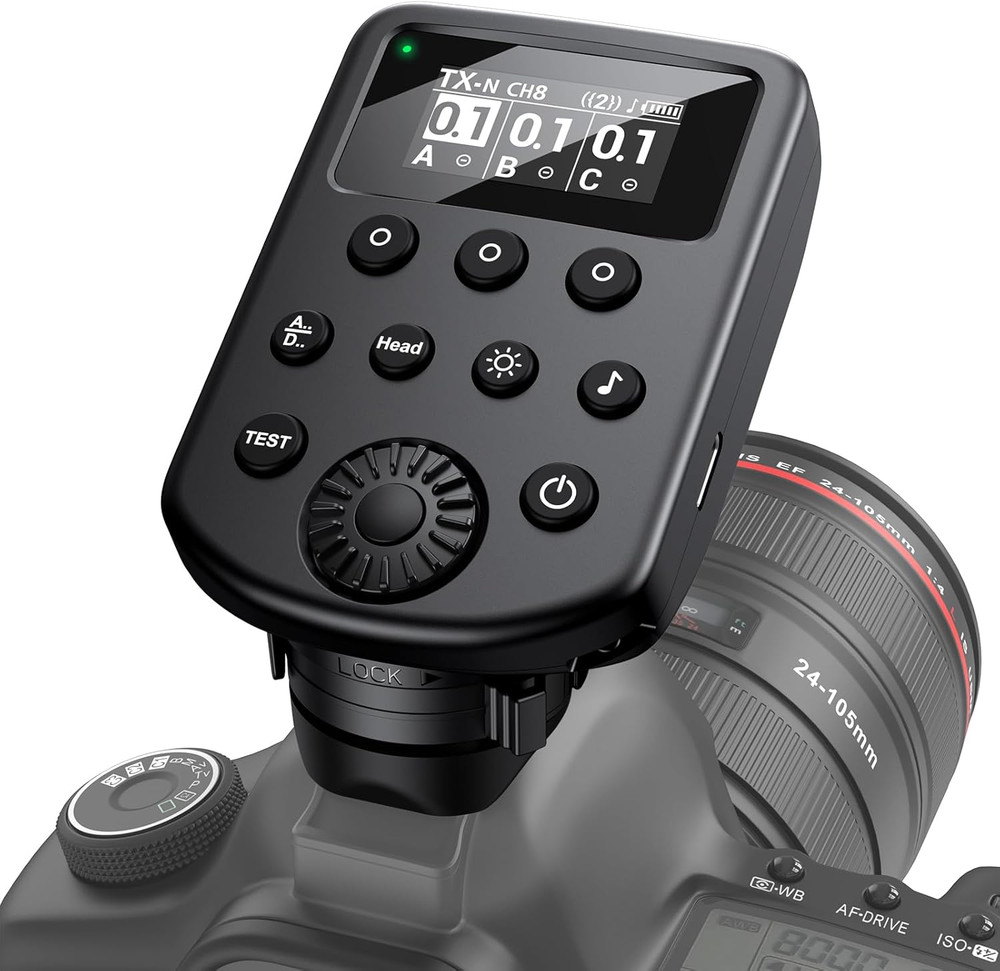 OLED Wireless Flash Trigger for Profoto Air1 Air2 System,Compatible with A1X B1X