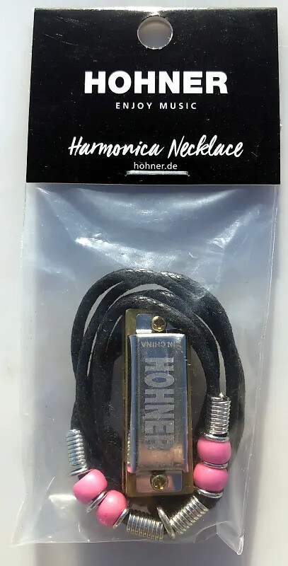 Hohner 38N Mini Harmonica Necklace Chrome Key of C
