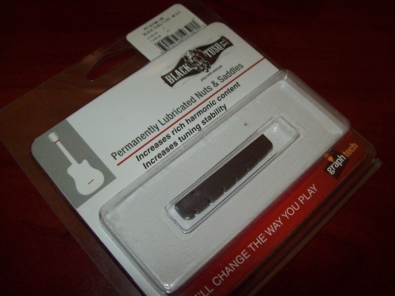 NEW - Graph Tech LEFTY 7-String Nut For Schecter - BLACK TUSQ XL, PT-6748-L0