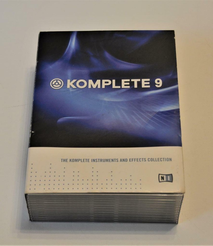 Komplete 9 complete Instruments & Effects collection Native Instruments 12 DVDs