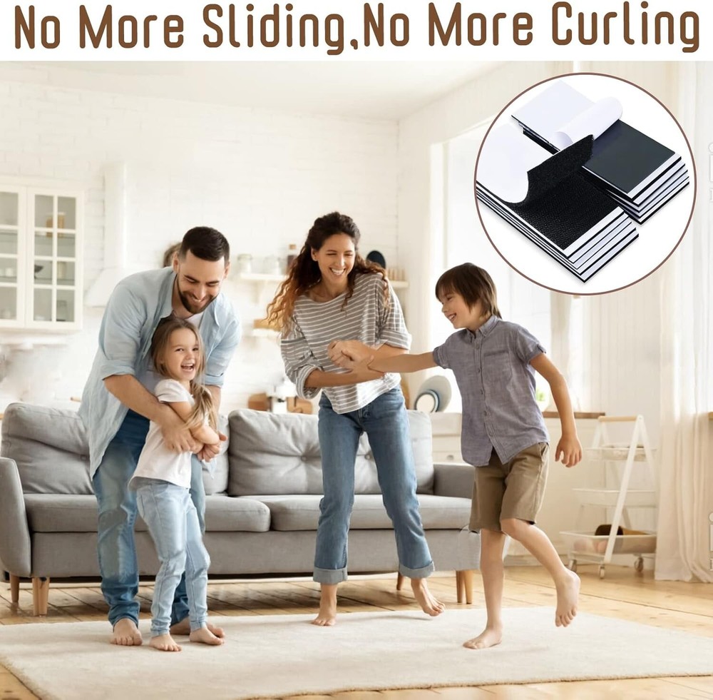 12 Sets 2x4 Inch Hook and Loop Strips with Adhesive - Double Sided Tape Heavy...