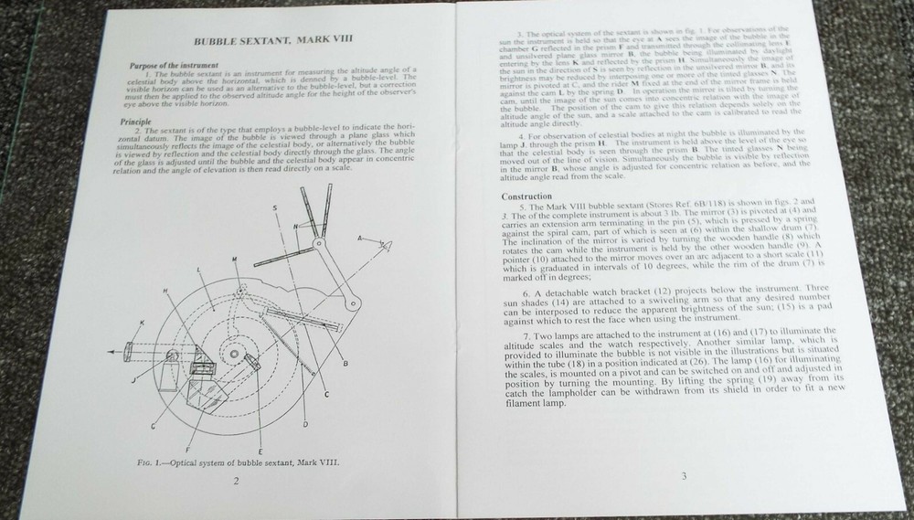 Bubble Sextant RAF Mk VIII Technical Handbook (6)