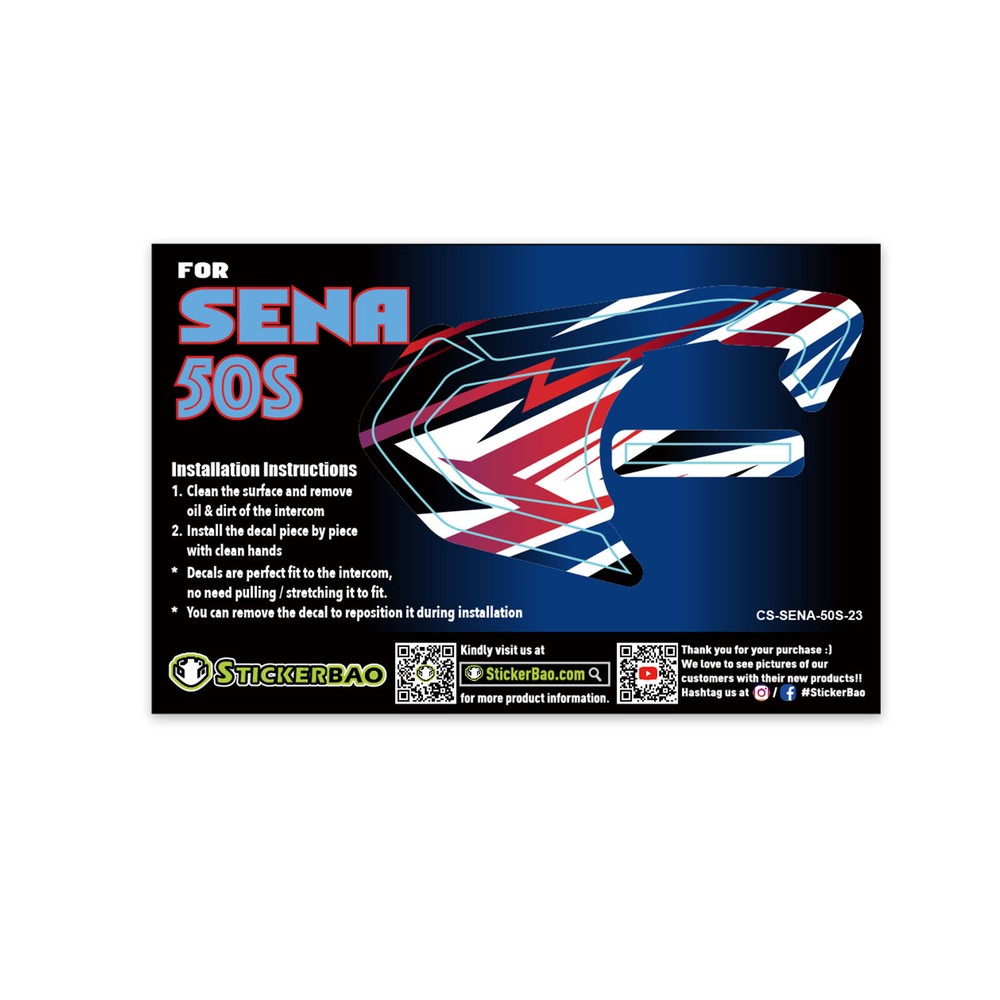 Super Hero Device Surface Sticker For SENA 50S Intercom x1