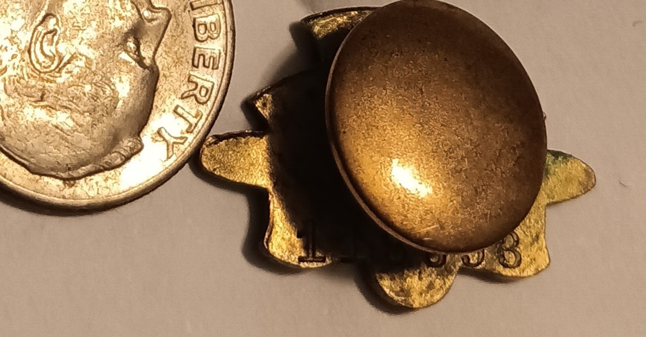 1915 WW1 US AIR SERVICE INDUSTRIAL SERVICE WORKER PIN ORIGINAL - FREE SHIPPING