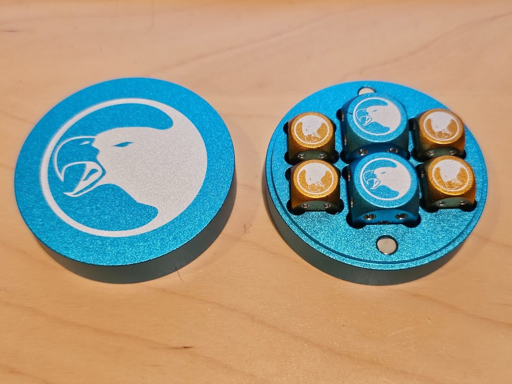 Battletech Dice Puck  - Crescent Hawks LosTech  Catalyst Mechwarrior