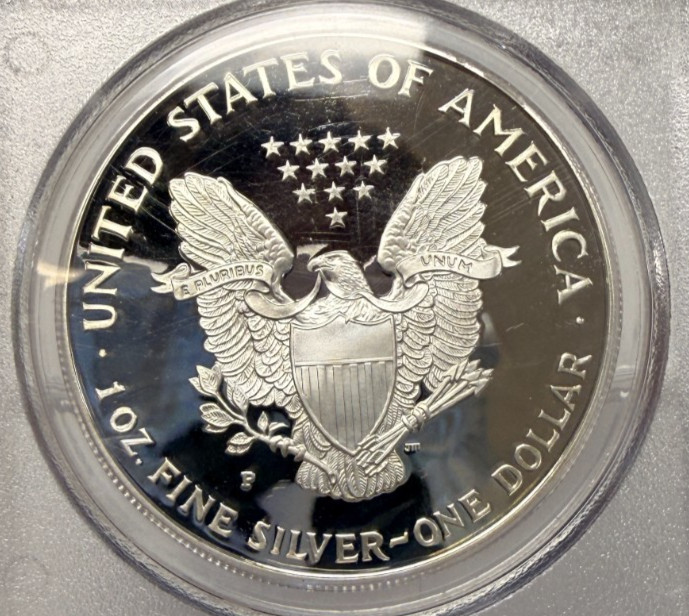 1994 P AMERICAN SILVER EAGLE $1 PROOF PCGS PR 70 DCAM